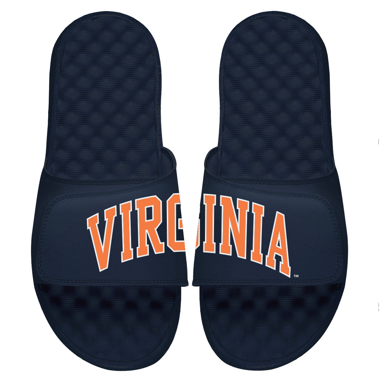 Youth ISlide Navy Virginia Cavaliers Split Slide Sandals