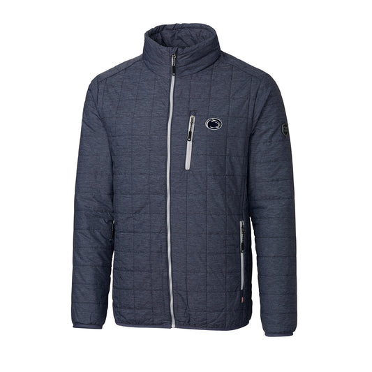 Men's Cutter & Buck Anthracite Penn State Nittany Lions Big & Tall Rainier Full-Zip Jacket