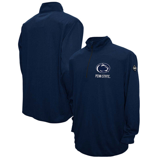 Men's Franchise Club Navy Penn State Nittany Lions Thermatec Half-Zip Pullover Jacket