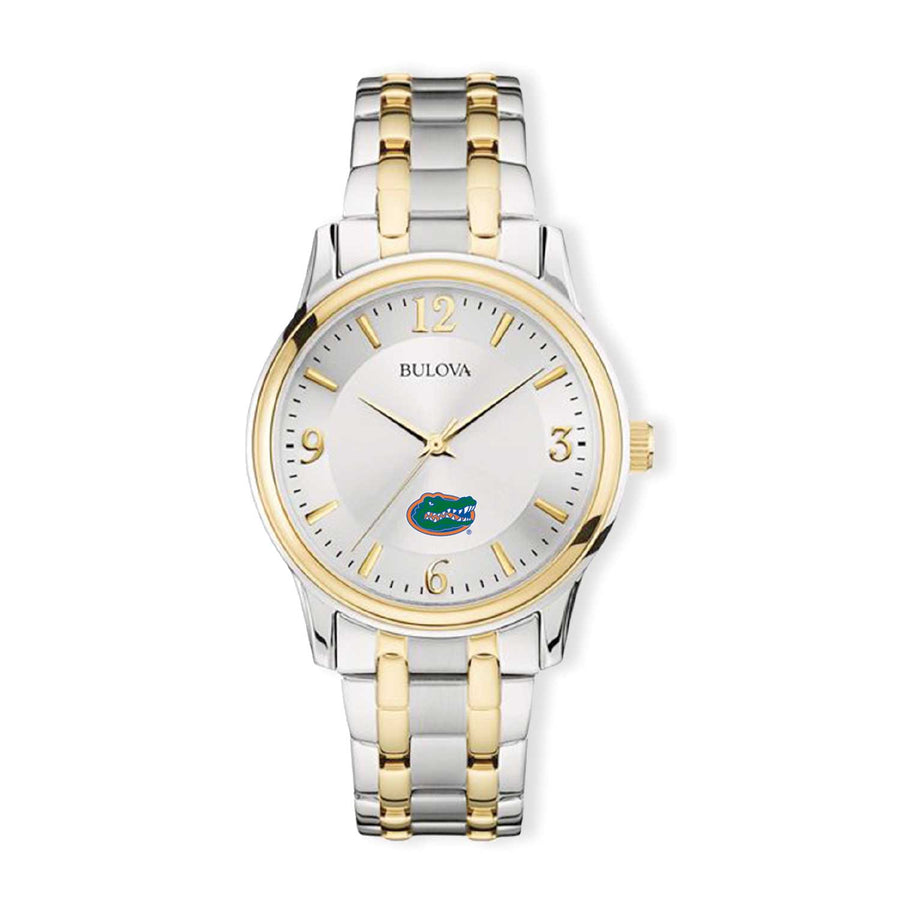 Bulova Silver/Gold Florida Gators Classic Two-Tone Round Watch