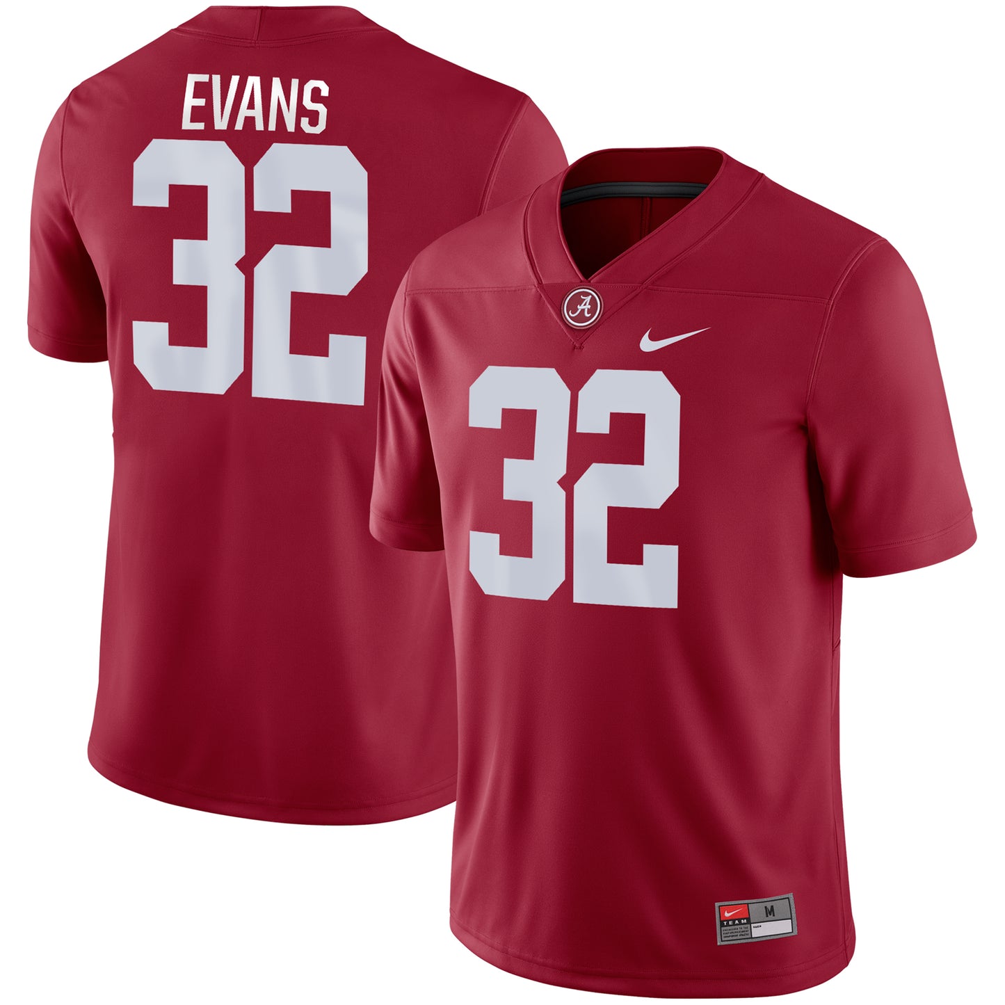 Men's Nike Rashaan Evans Crimson Alabama Crimson Tide Game Jersey