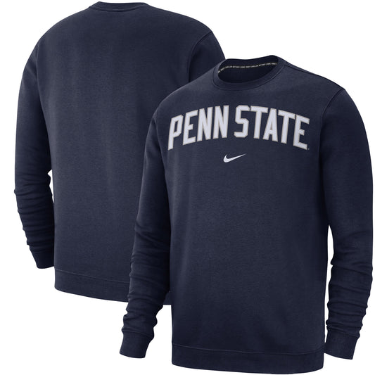 Men's Nike Navy Penn State Nittany Lions Club Fleece Sweatshirt