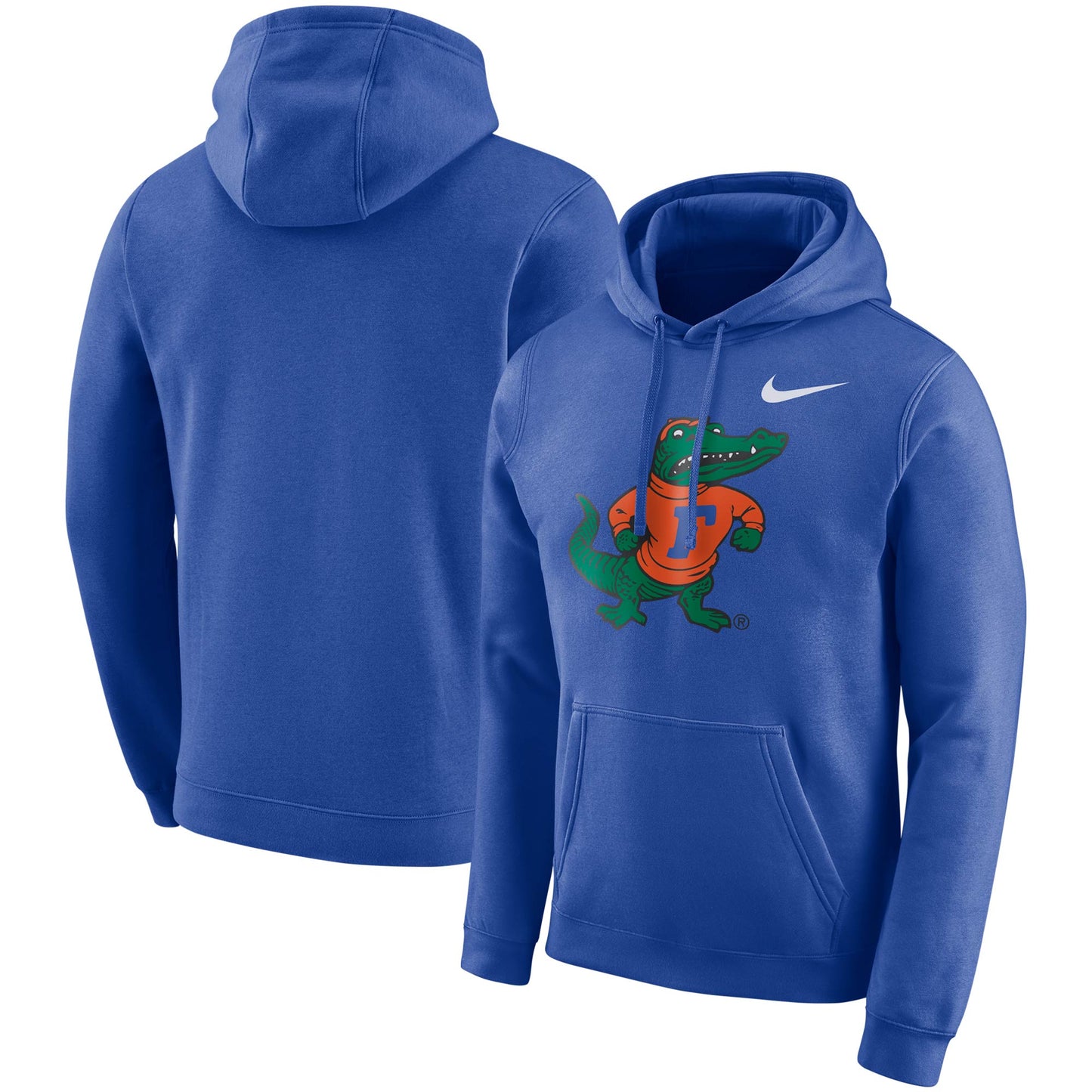 Men's Nike Royal Florida Gators Vault Club Fleece Pullover Hoodie