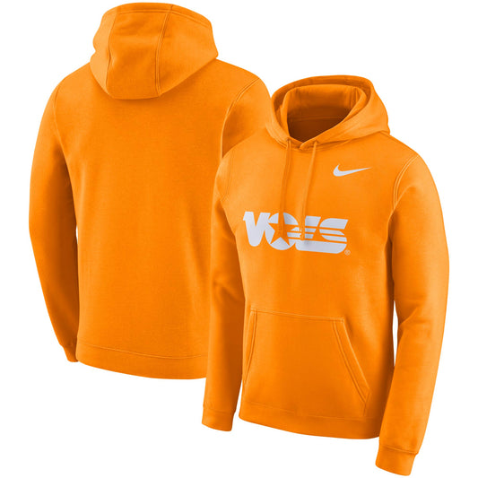 Men's Nike Tennessee Orange Tennessee Volunteers Vault Club Fleece Pullover Hoodie