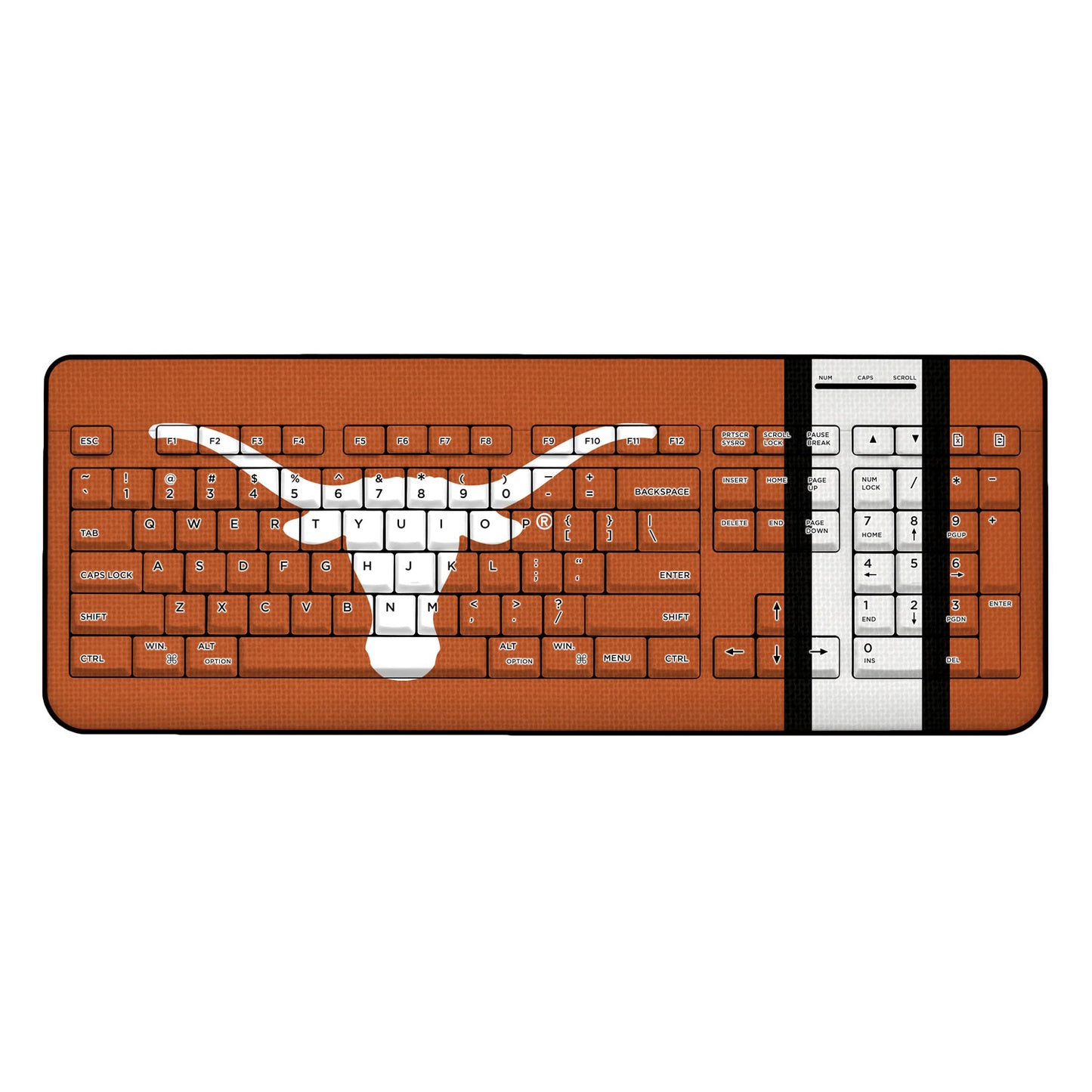 Texas Longhorns Wireless USB Keyboard