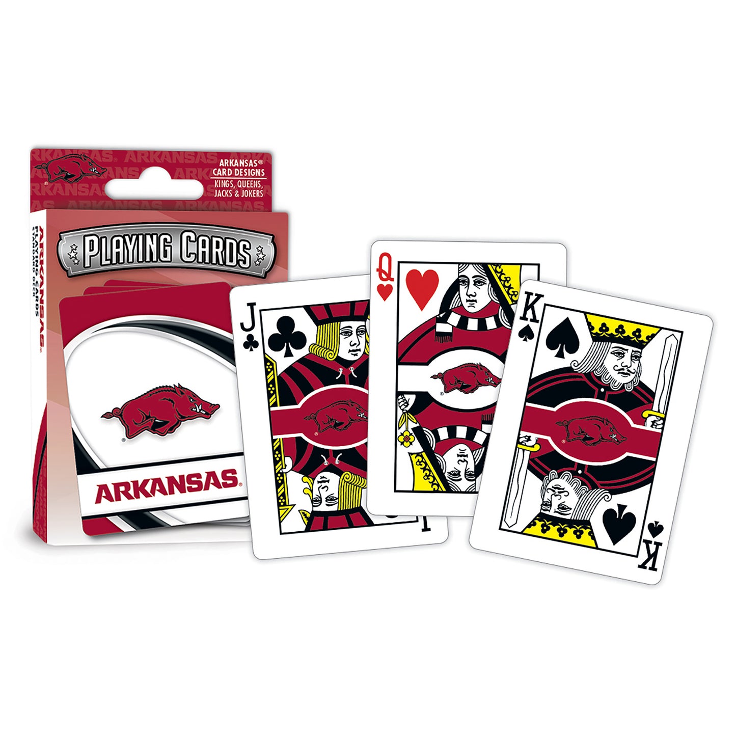 Arkansas Razorbacks NCAA Playing Cards