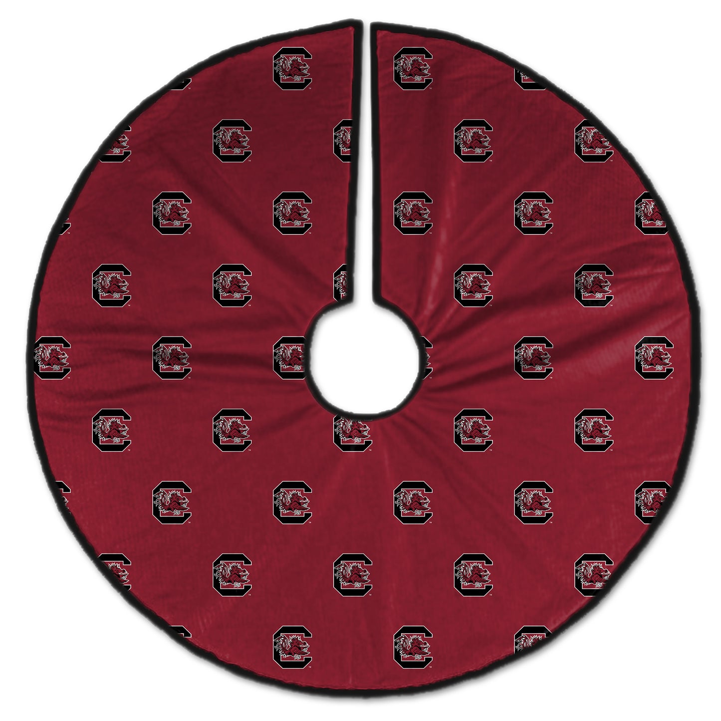 South Carolina Gamecocks Microplush Christmas Tree Skirt