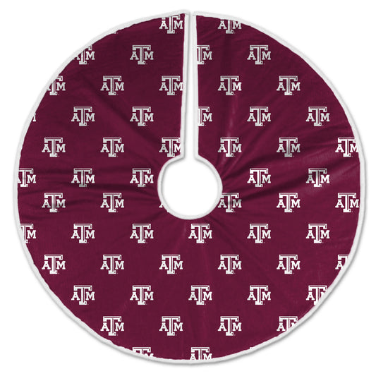 Texas A&M Aggies Microplush Christmas Tree Skirt