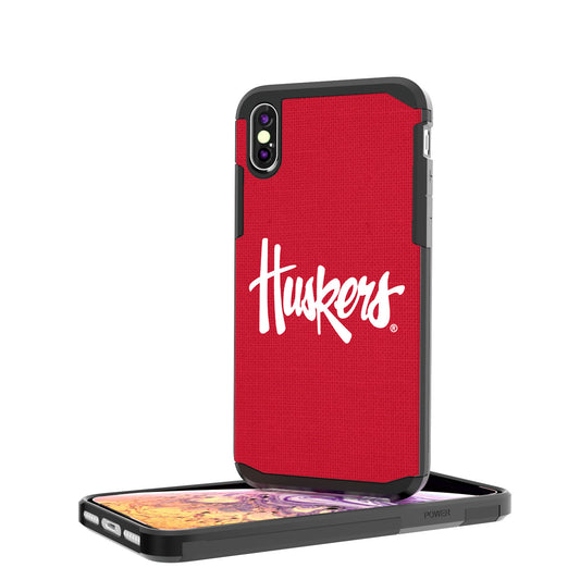 Nebraska Huskers Rugged iPhone Case