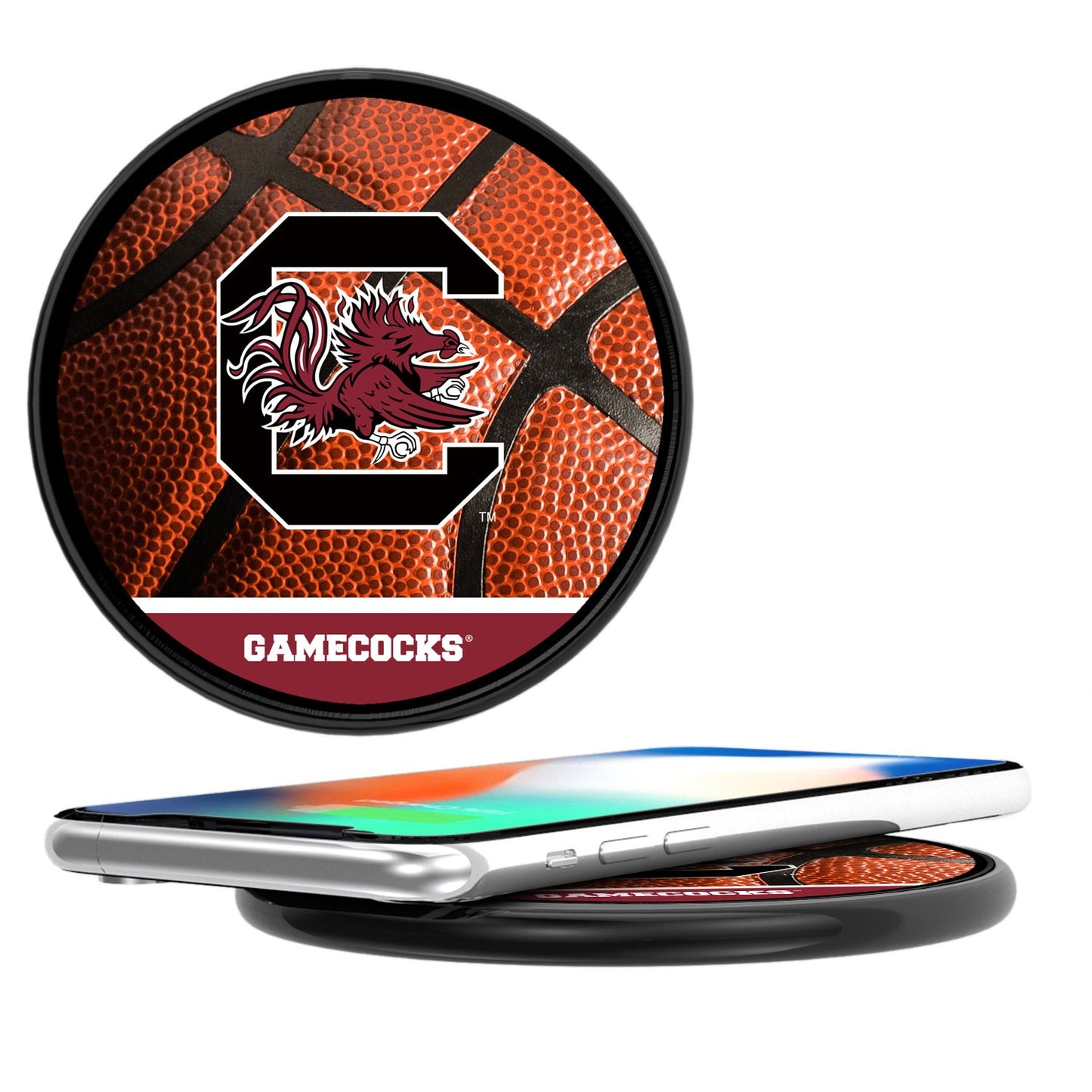 South Carolina Gamecocks Basketball Wireless Charger