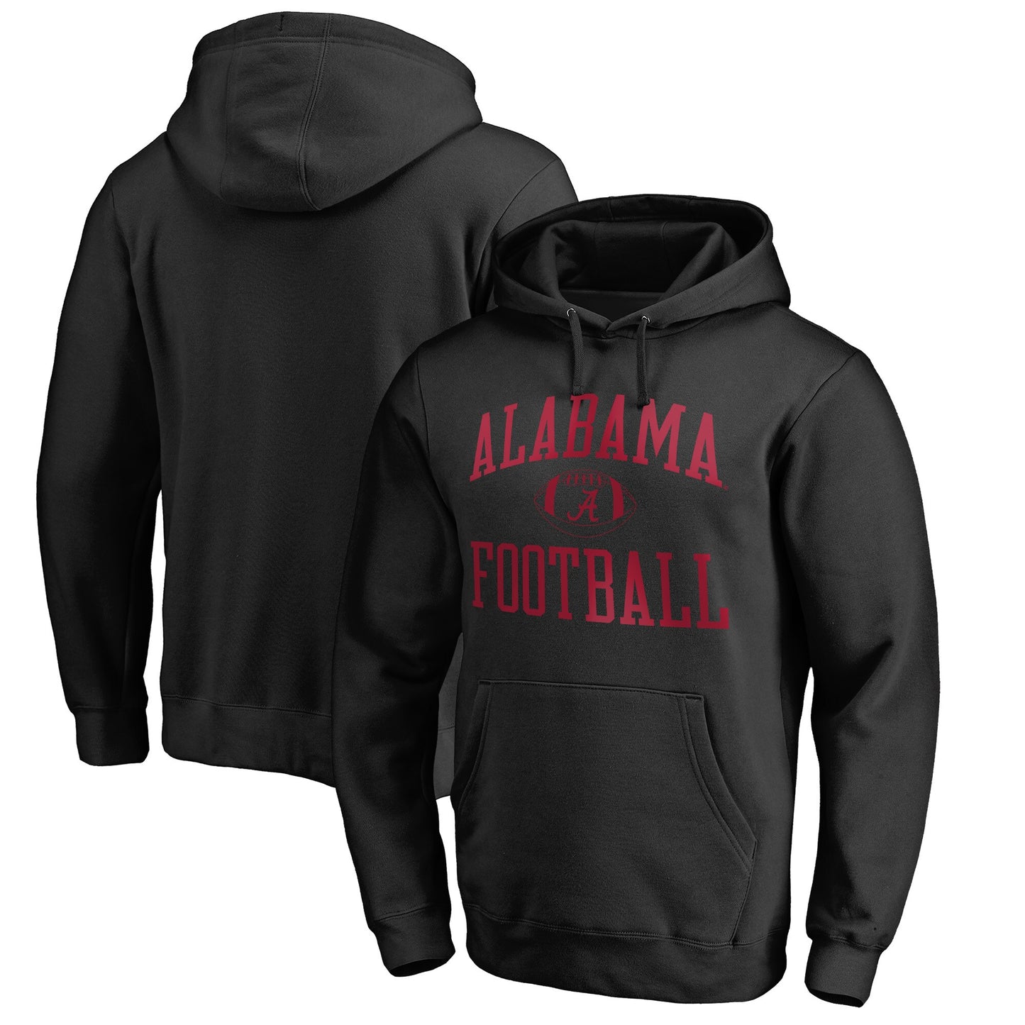 Men's Black Alabama Crimson Tide First Sprint Pullover Hoodie