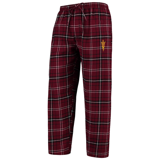 Men's Concepts Sport Maroon/Black Arizona State Sun Devils Ultimate Flannel Pants