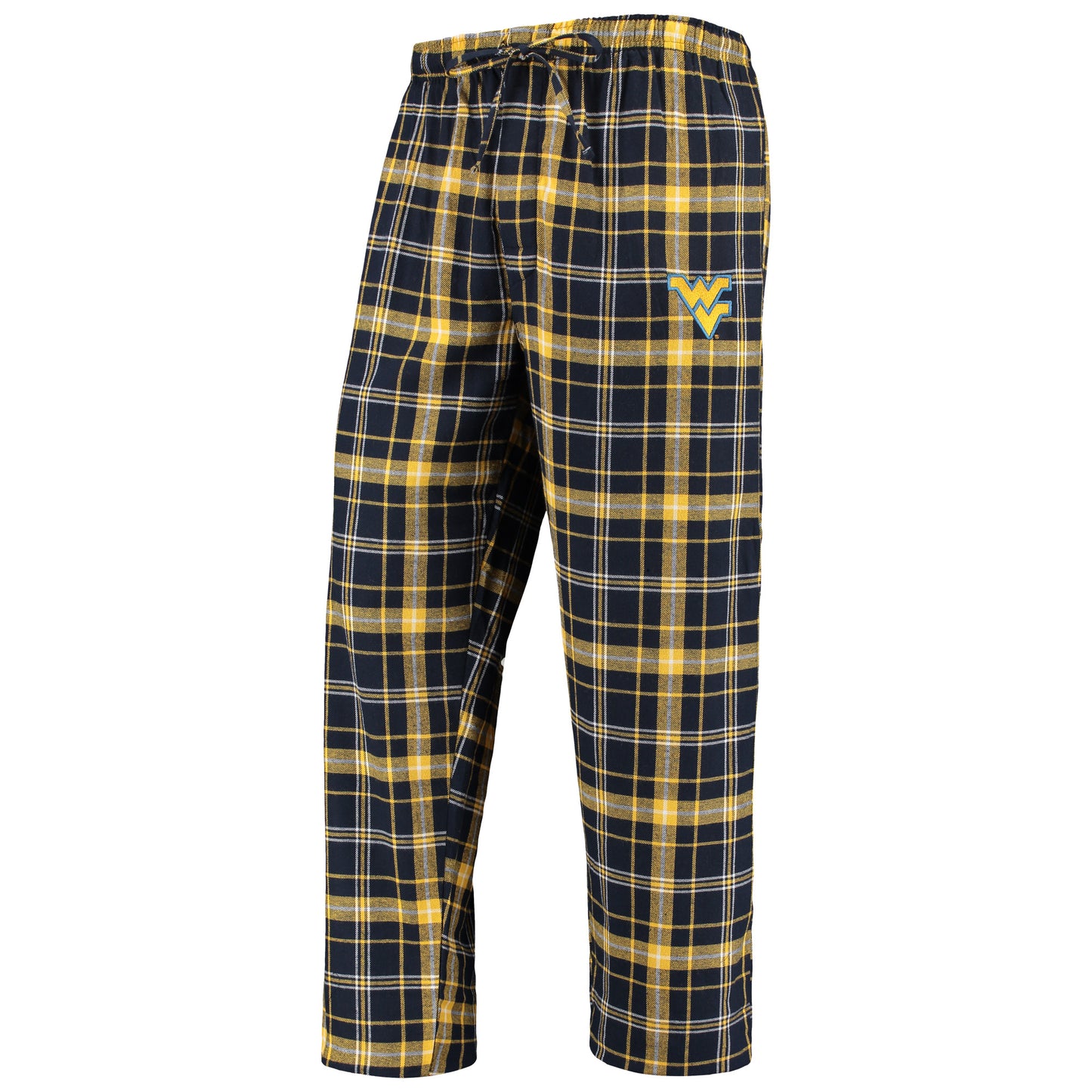 Men's Concepts Sport Navy/Gold West Virginia Mountaineers Ultimate Flannel Pants