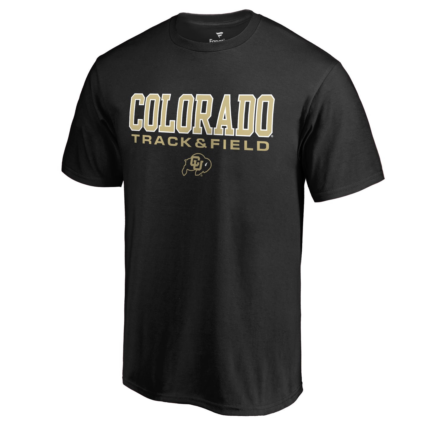 Men's Black Colorado Buffaloes True Sport Track and Field T-Shirt