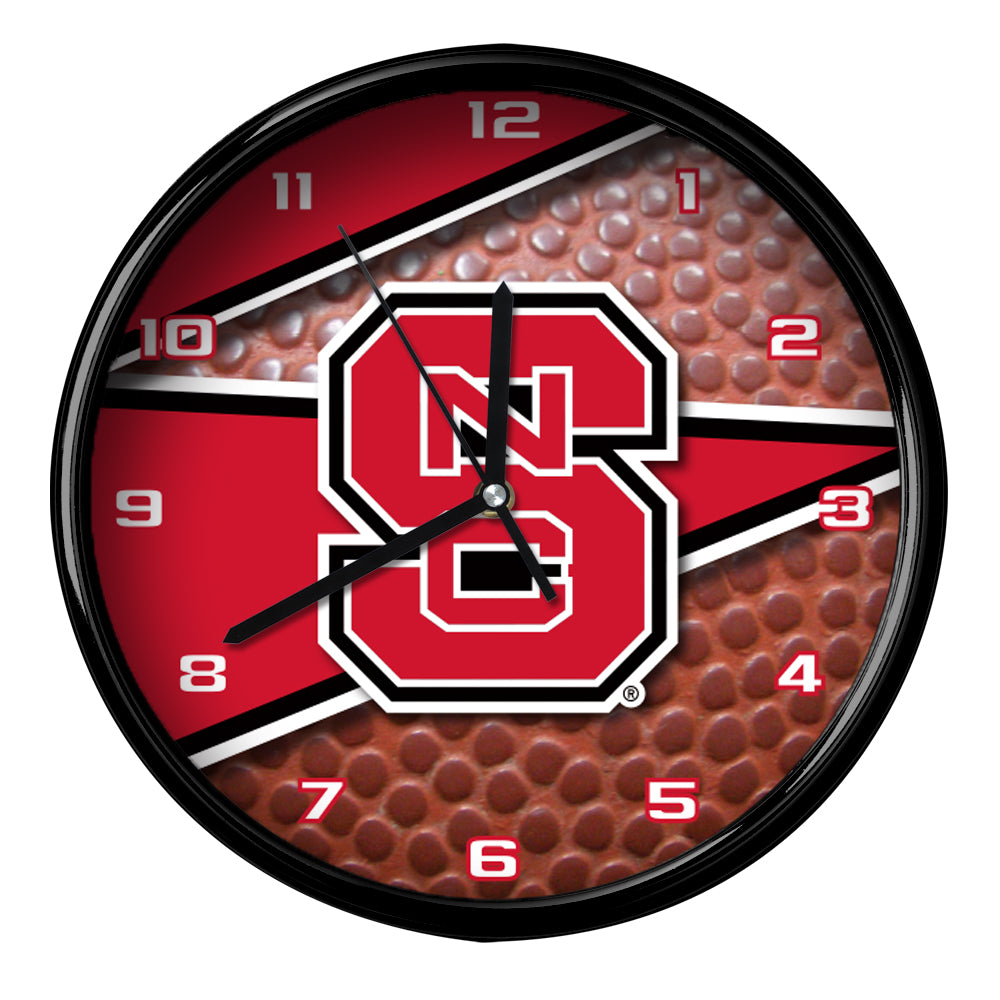 NC State Wolfpack 12'' Football Clock