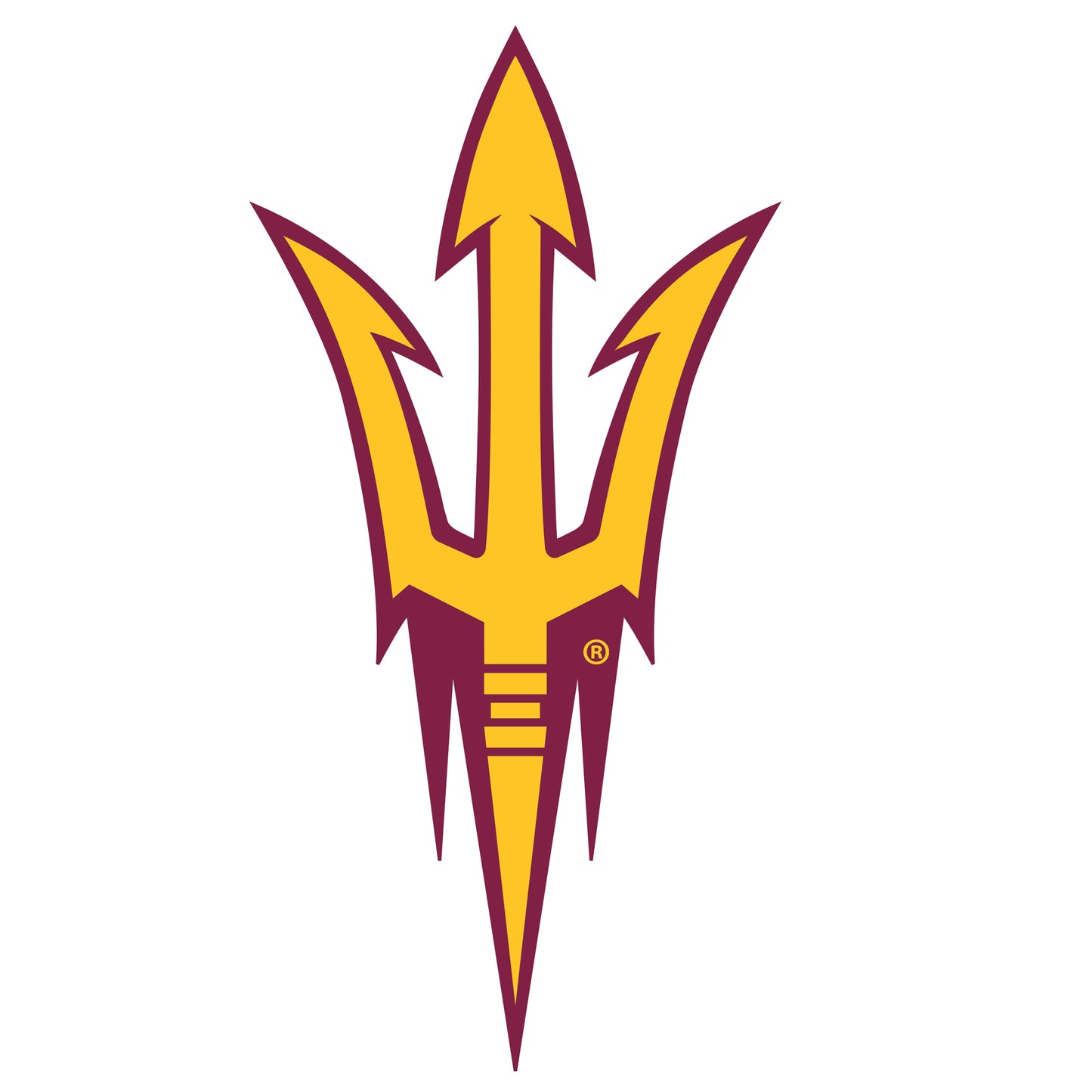 Arizona State Sun Devils Distressed Logo Cutout Sign