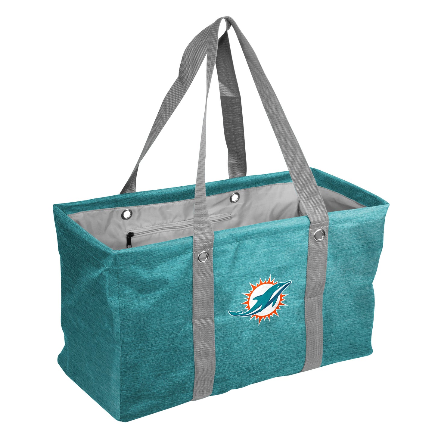 Miami Dolphins Crosshatch Picnic Caddy Tote Bag