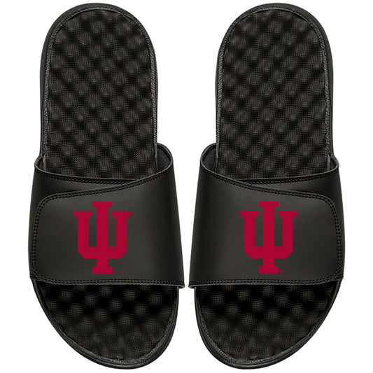 Men's ISlide Black Indiana Hoosiers Primary Logo Slide Sandals