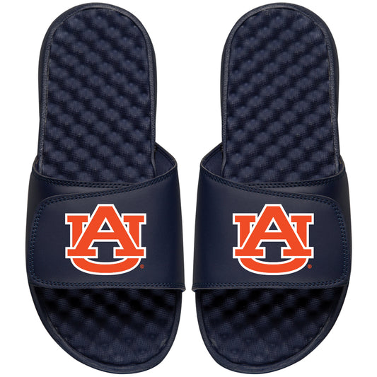 Men's ISlide Navy Auburn Tigers Primary Logo Slide Sandals