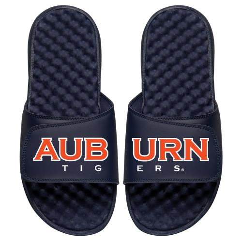 Men's ISlide Navy Auburn Tigers Split Slide Sandals
