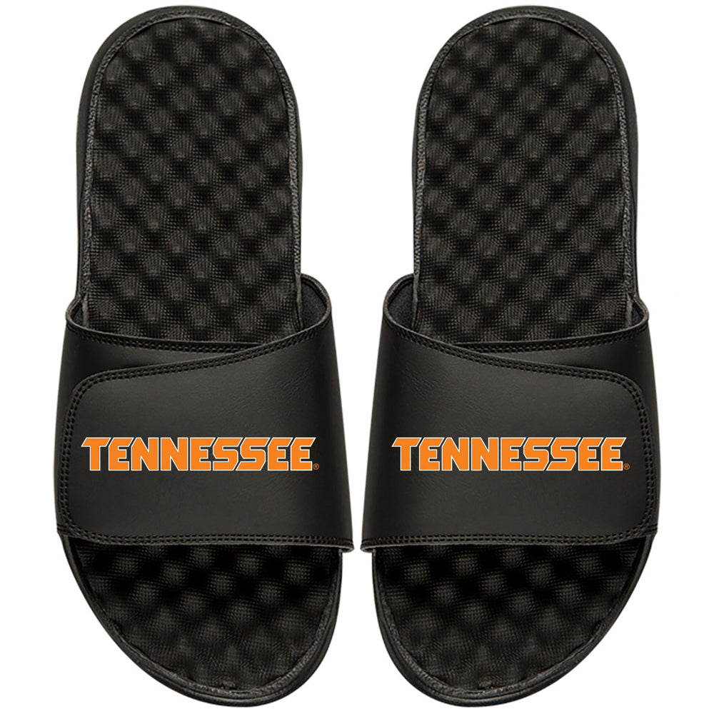 Youth ISlide Black Tennessee Volunteers Wordmark Slide Sandals