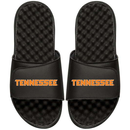 Youth ISlide Black Tennessee Volunteers Wordmark Slide Sandals