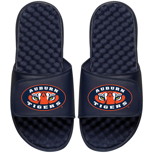 Youth ISlide Navy Auburn Tigers Logo Slide Sandals