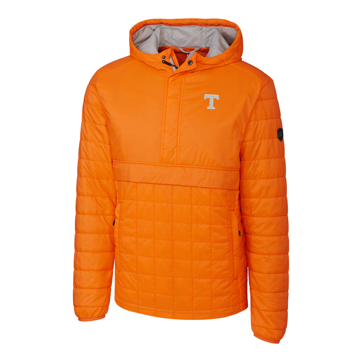 Men's Cutter & Buck Tennessee Orange Tennessee Volunteers Rainier Half-Zip Popover Jacket
