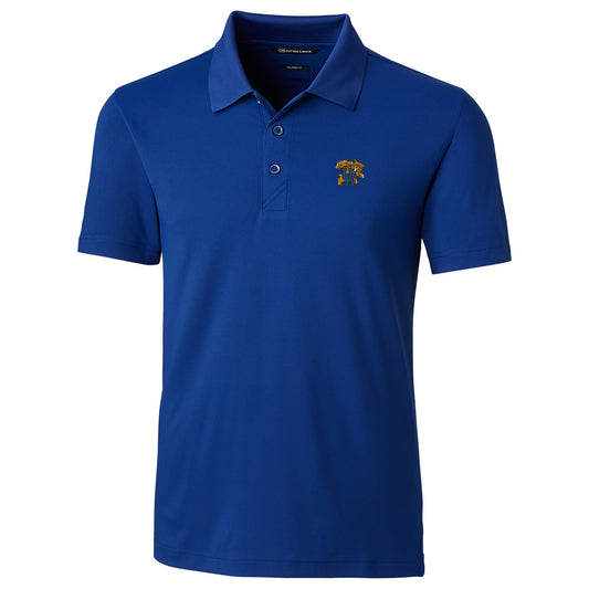 Men's Cutter & Buck Royal Kentucky Wildcats Forge Tailored Fit Polo