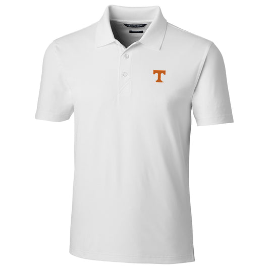 Men's Cutter & Buck White Tennessee Volunteers Forge Tailored Fit Polo