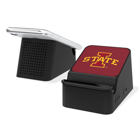 Iowa State Cyclones Wireless Charging Station & Bluetooth Speaker