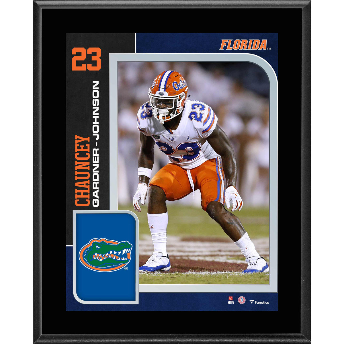 Chauncey Gardner-Johnson Florida Gators 10.5" x 13" Sublimated Player Plaque
