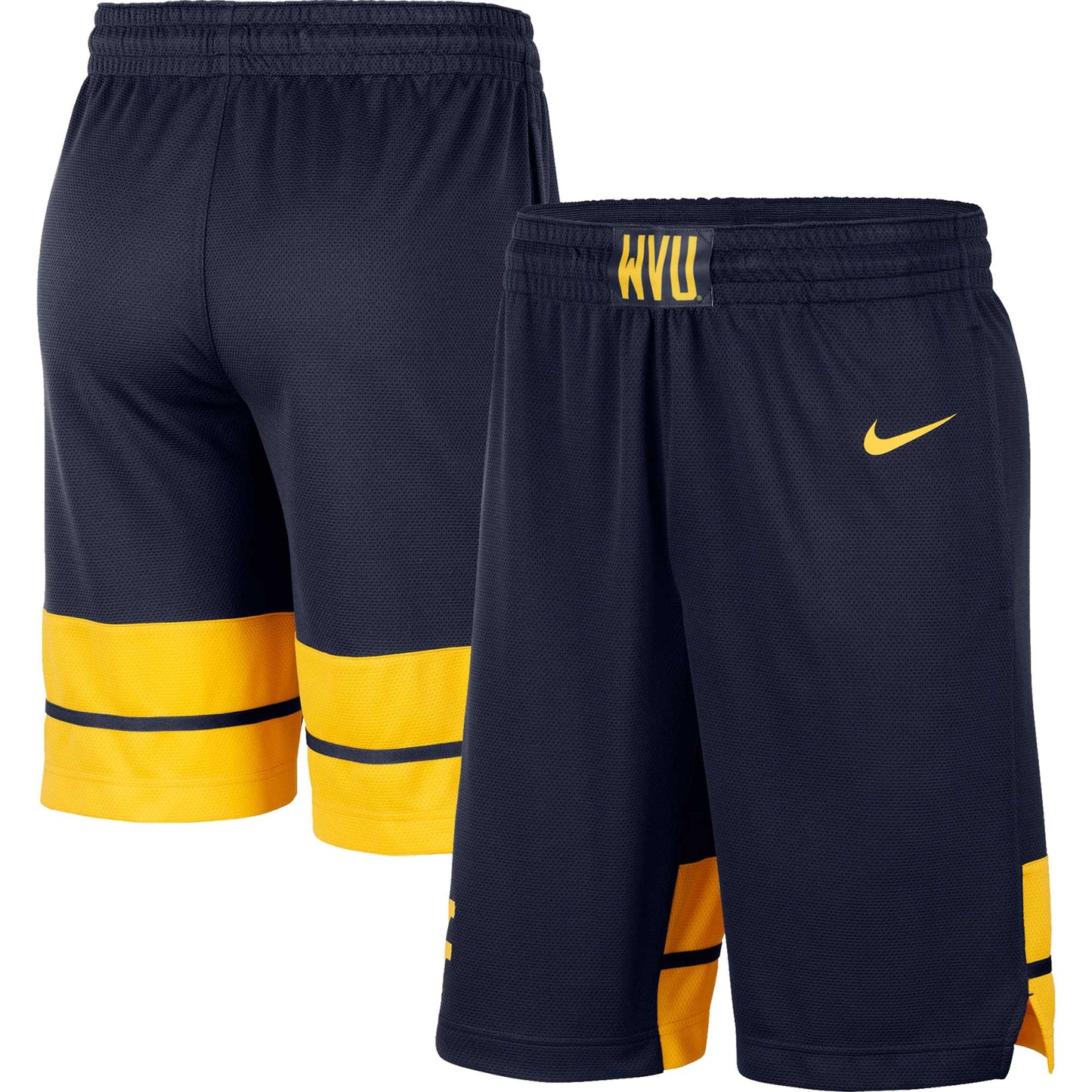 Men's Nike Navy West Virginia Mountaineers Replica Team Basketball Shorts