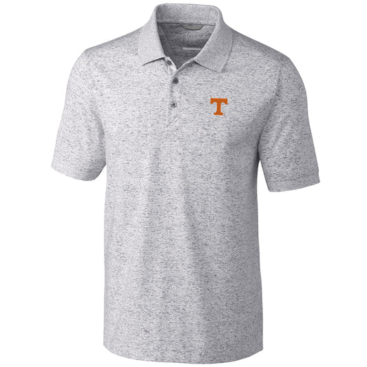 Men's Cutter & Buck Gray Tennessee Volunteers Big & Tall Advantage Space Dye Polo