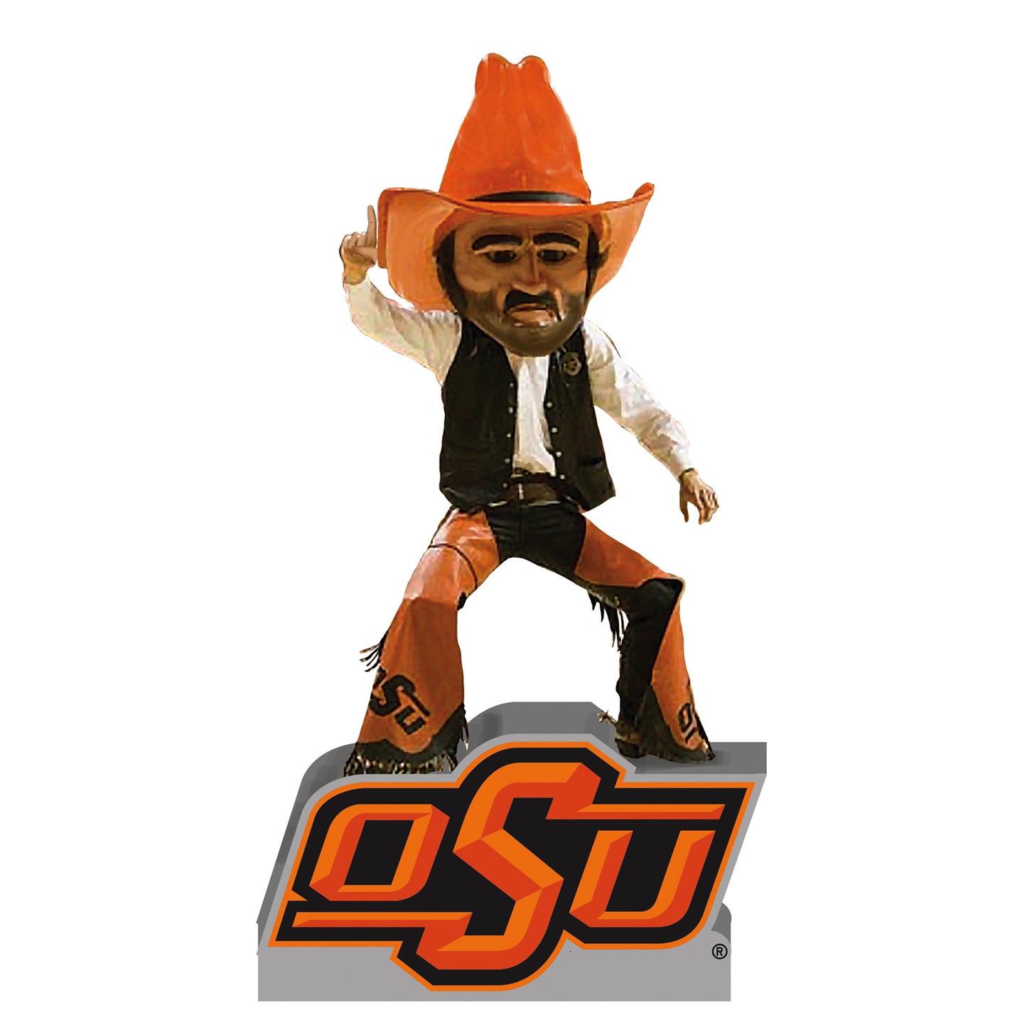 Oklahoma State Cowboys Mascot Statue