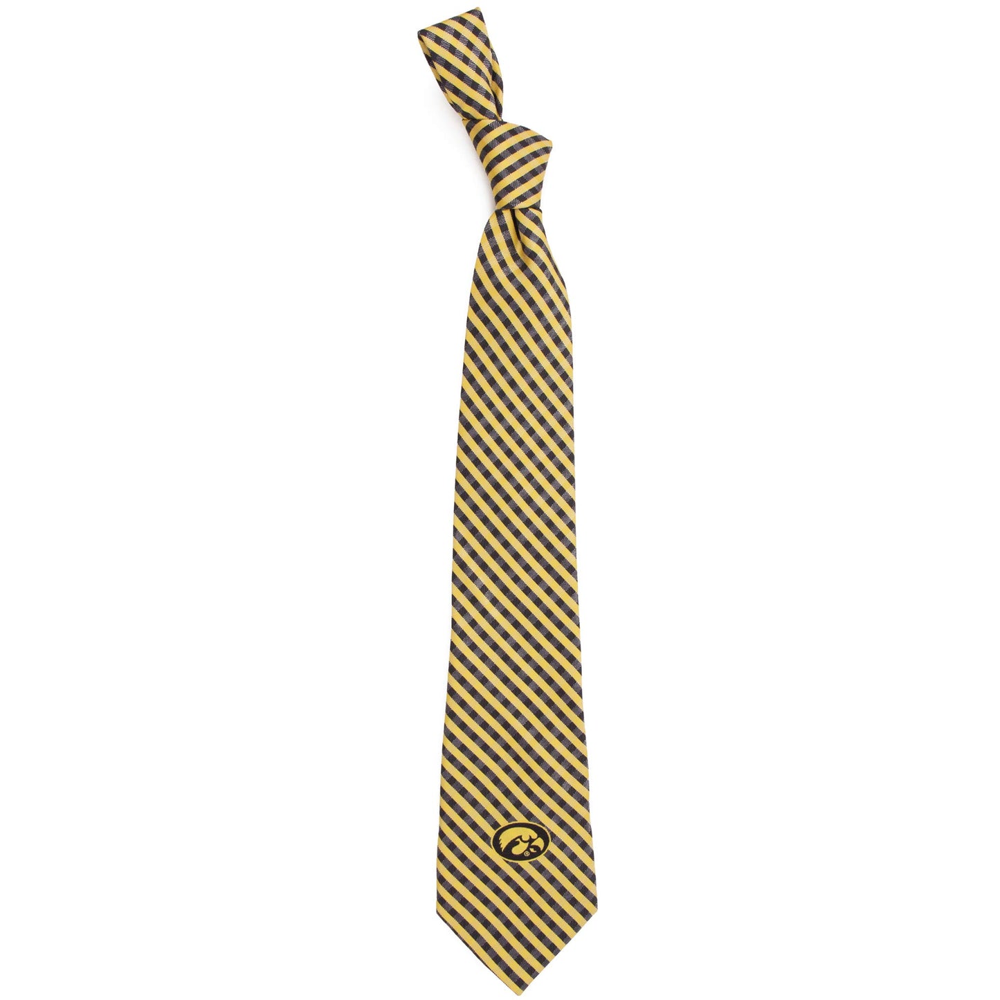 Iowa Hawkeyes Gingham Tie