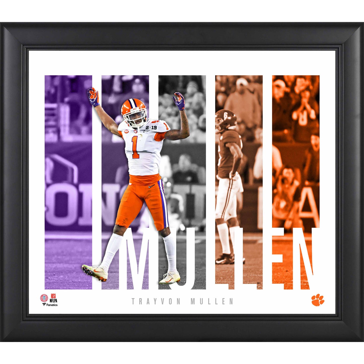 Trayvon Mullen Clemson Tigers Framed 15" x 17" Player Panel Collage