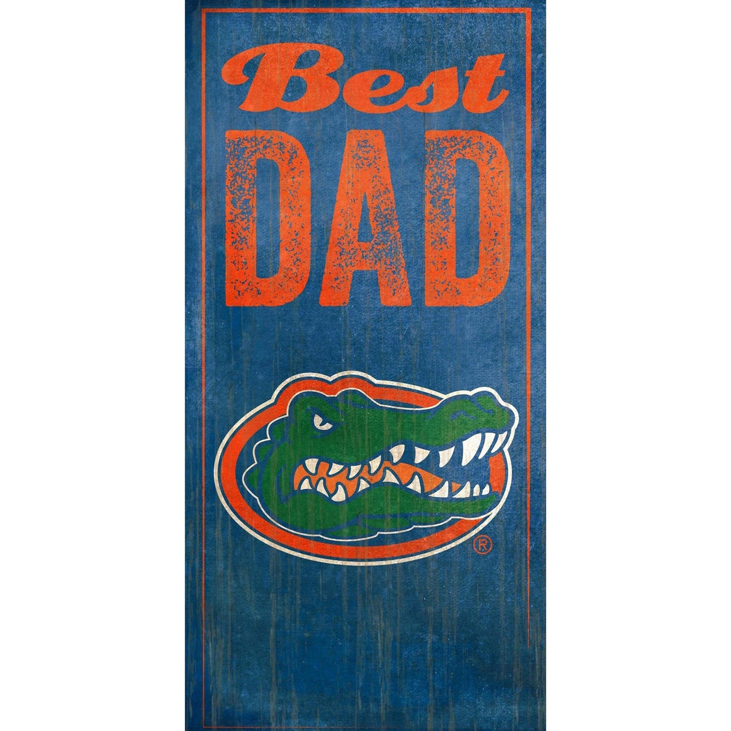 Florida Gators 6'' x 12'' Best Dad Sign