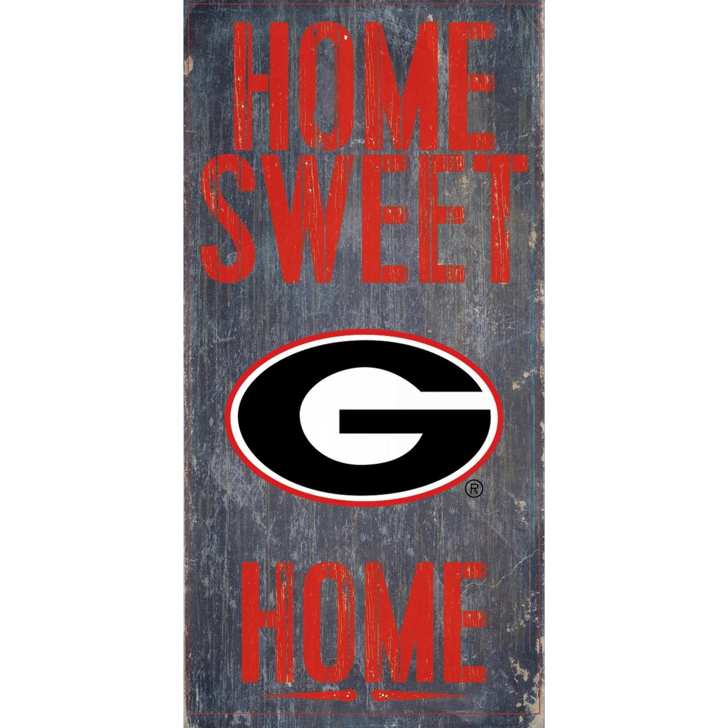 Georgia Bulldogs 6'' x 12'' Home Sweet Home Sign