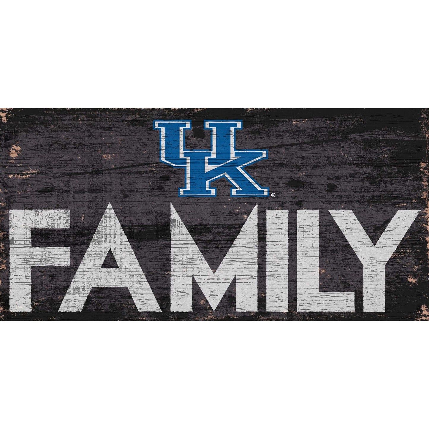 Kentucky Wildcats 6'' x 12'' Family Sign