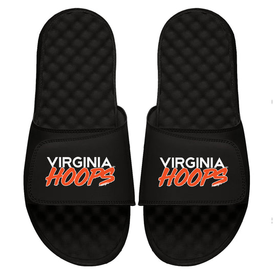 Men's ISlide Black Virginia Cavaliers Hoop Slide Sandals