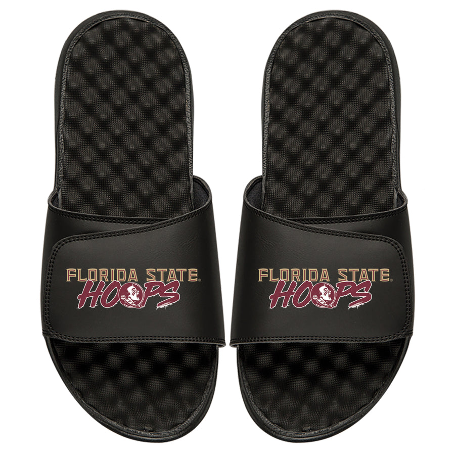 Youth ISlide Black Florida State Seminoles Hoop Slide Sandals