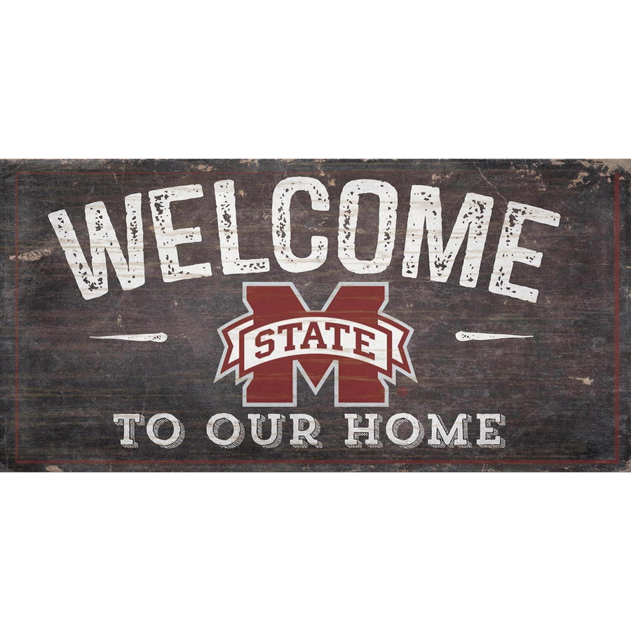 Mississippi State Bulldogs 11'' x 19'' Welcome To Our Home Sign