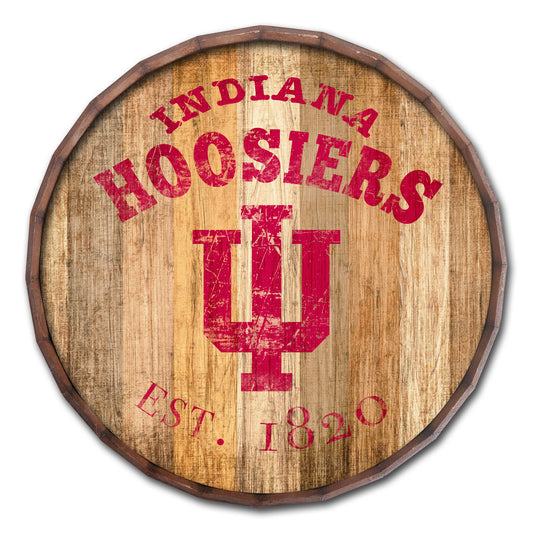 Indiana Hoosiers 24'' Established Date Barrel Top