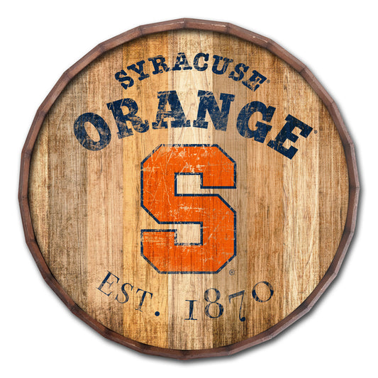 Syracuse Orange 24'' Established Date Barrel Top