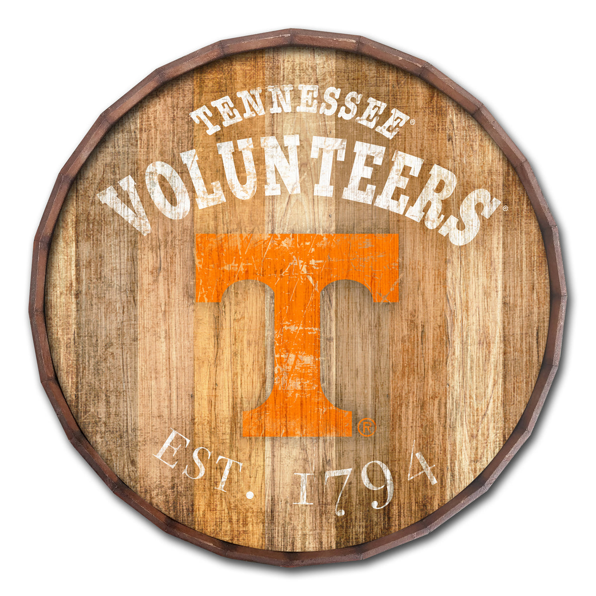 Tennessee Volunteers 24'' Established Date Barrel Top