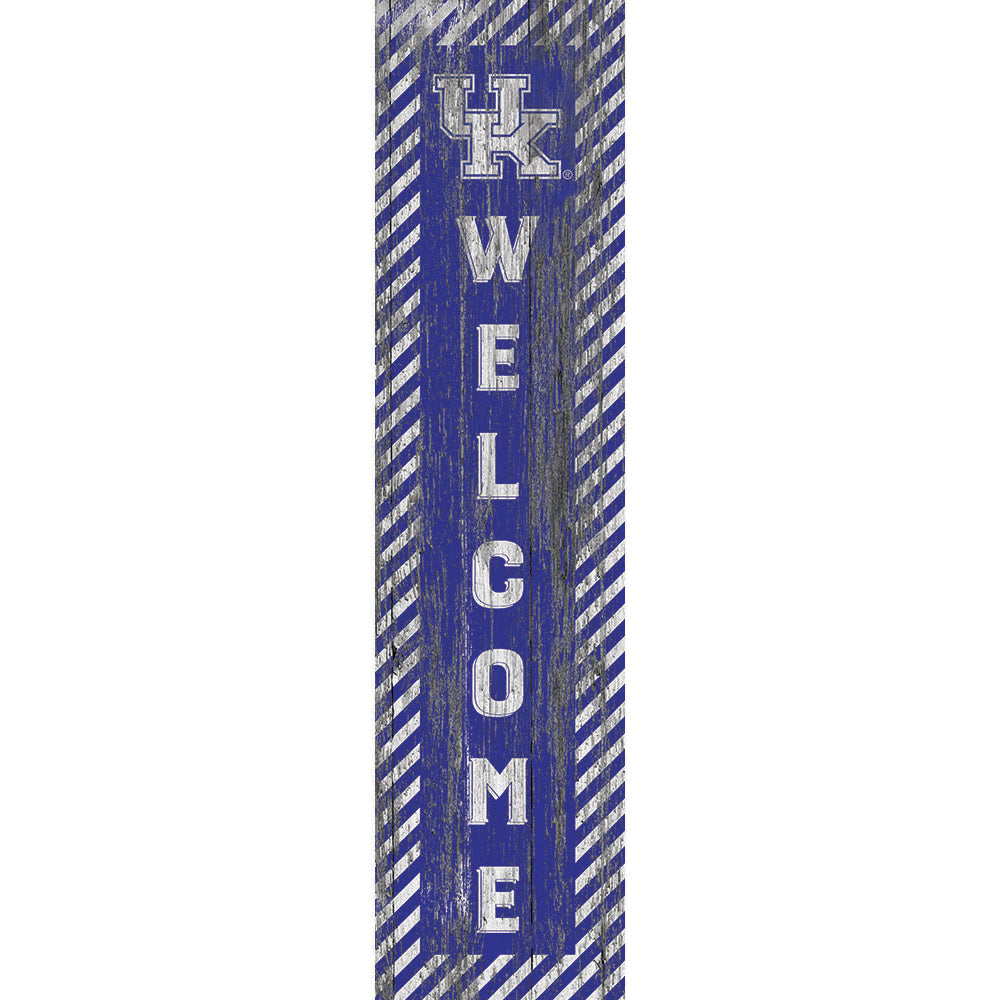 Kentucky Wildcats 12'' x 48'' Door Leaner Welcome Sign