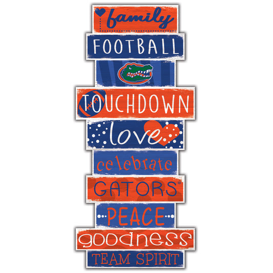 Florida Gators 5'' x 24'' Celebrations Stack Sign