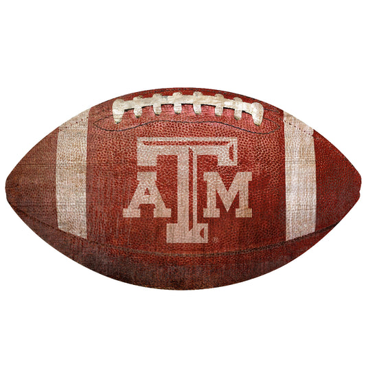 Texas A&M Aggies 12'' Football Sign