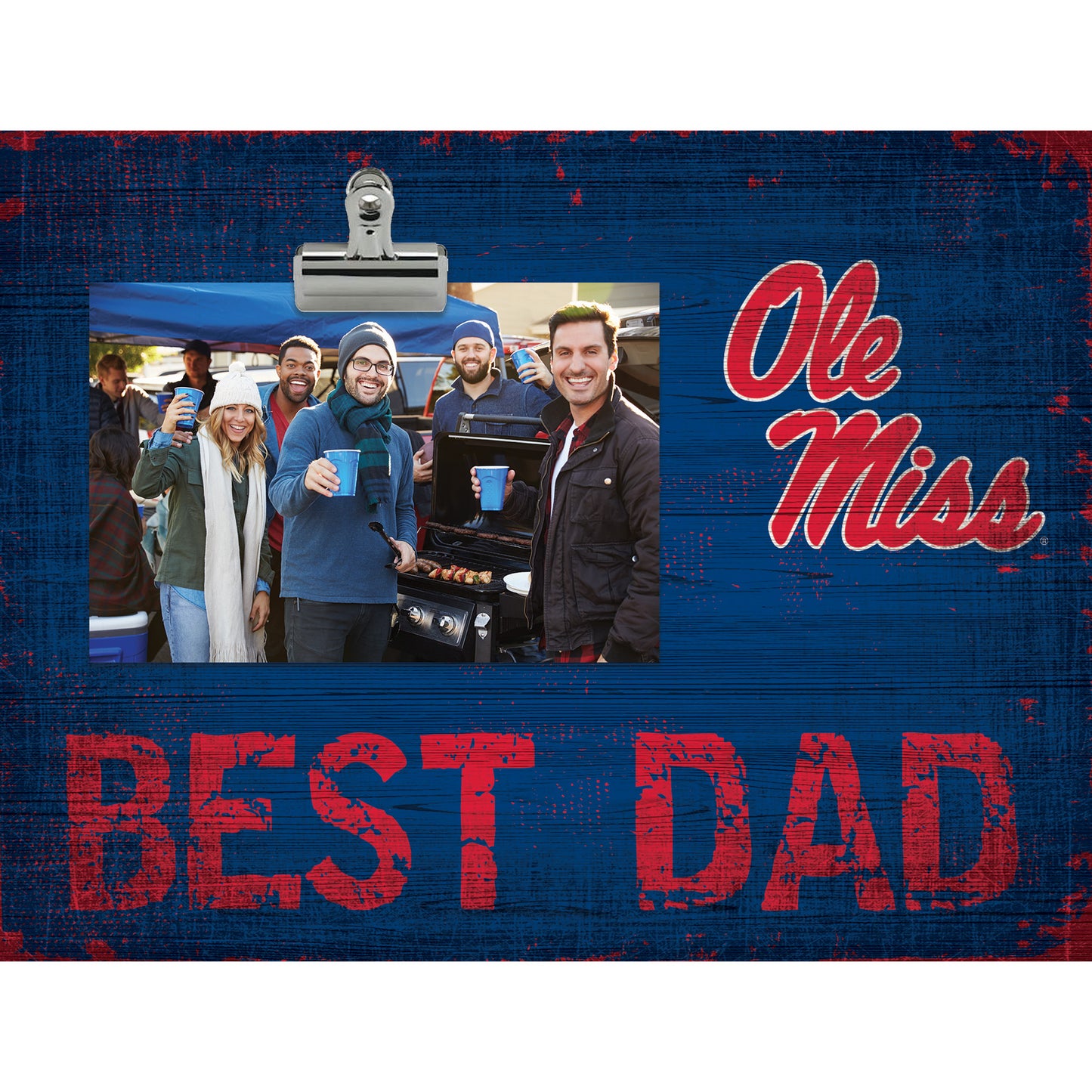 Ole Miss Rebels 8'' x 10.5'' Best Dad Clip Frame